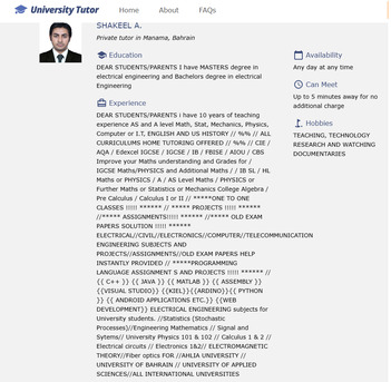 Math University Teacher For All Subjects Especially Math ONLINE OFFLINE photo 3