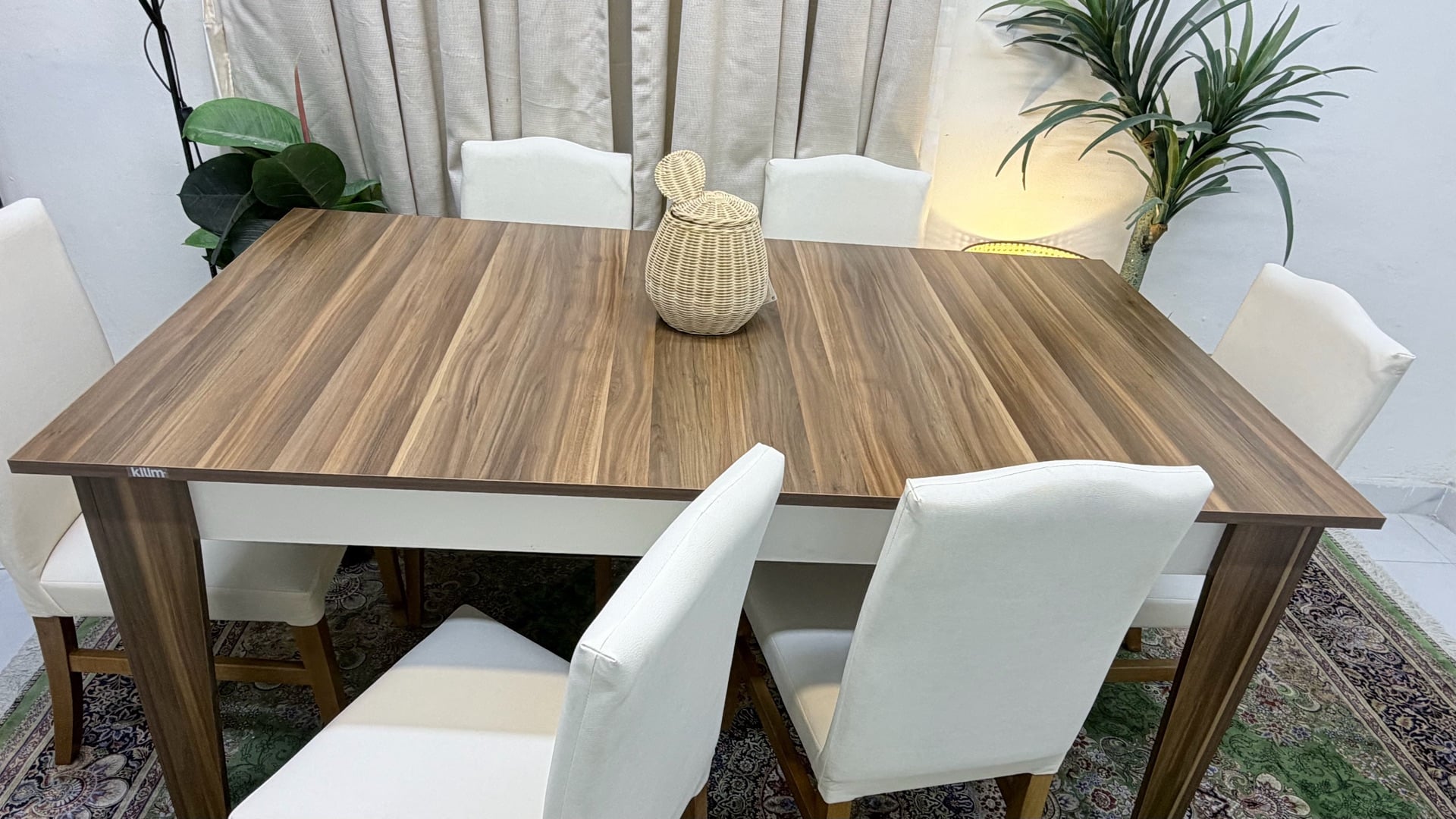 Dining table with 6 chair brand new photo 1