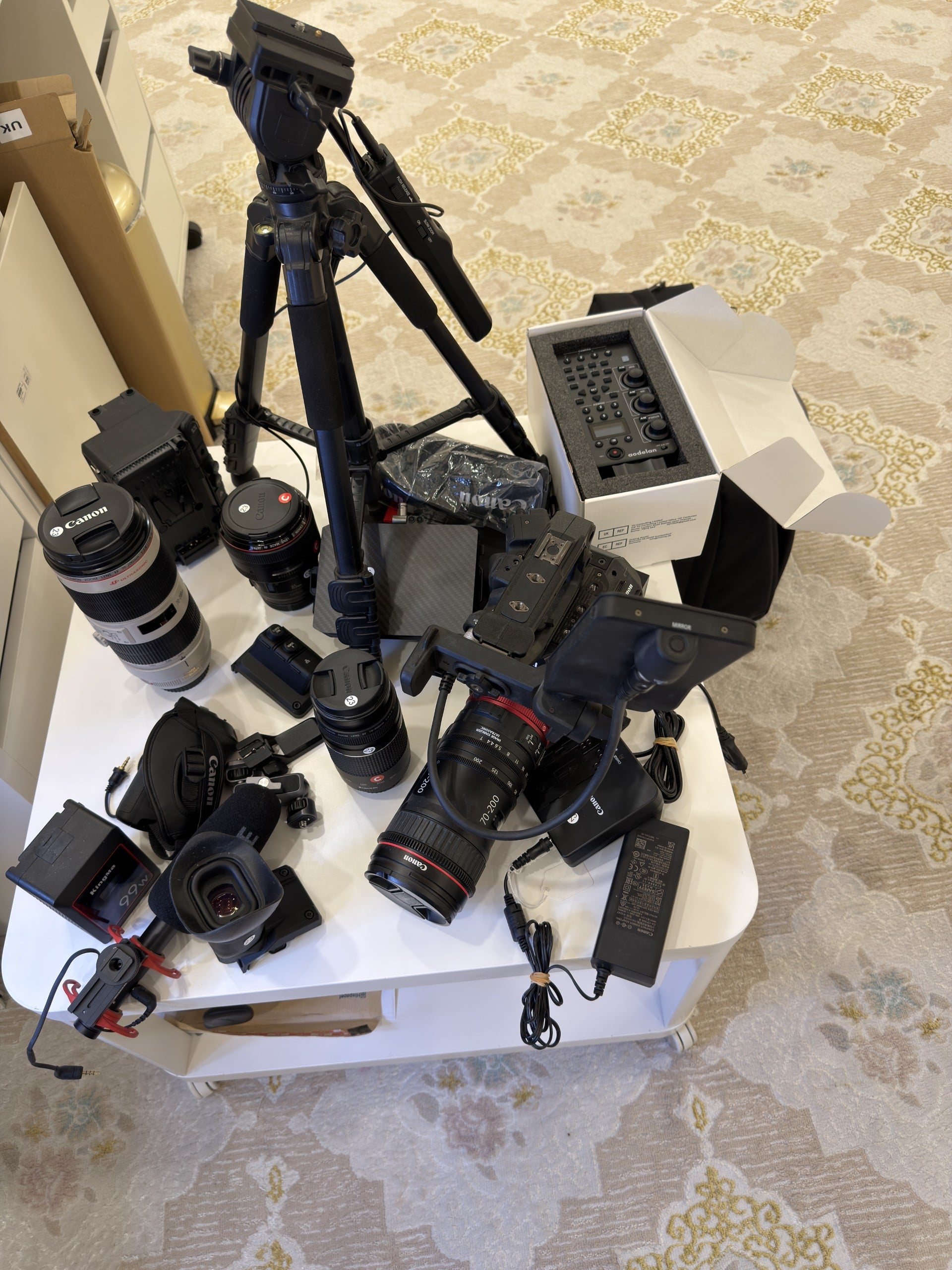 Canon C500 Mark2 with bundle accessories and lenses photo 2