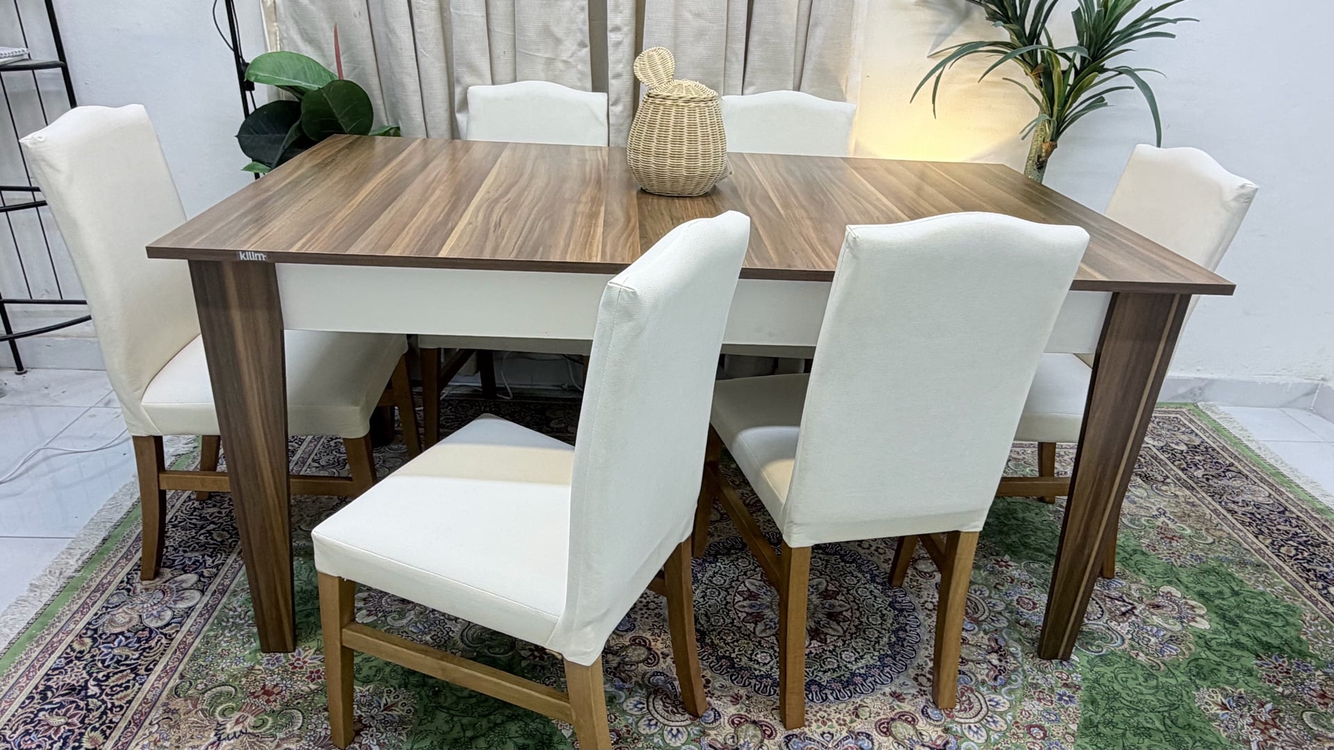 Dining table with 6 chair brand new photo 3