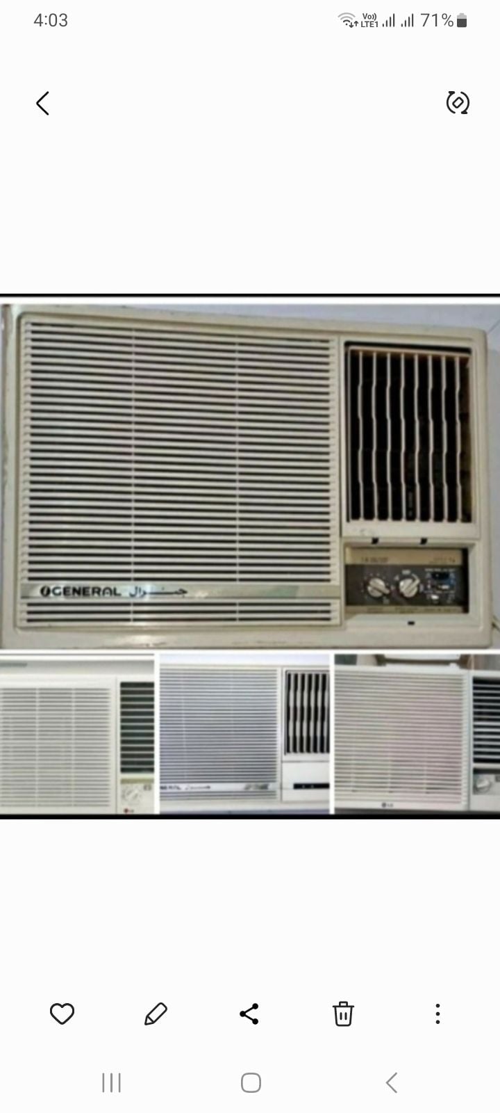 LOW PRICE AC SELL LG Used മലയാളം photo 5