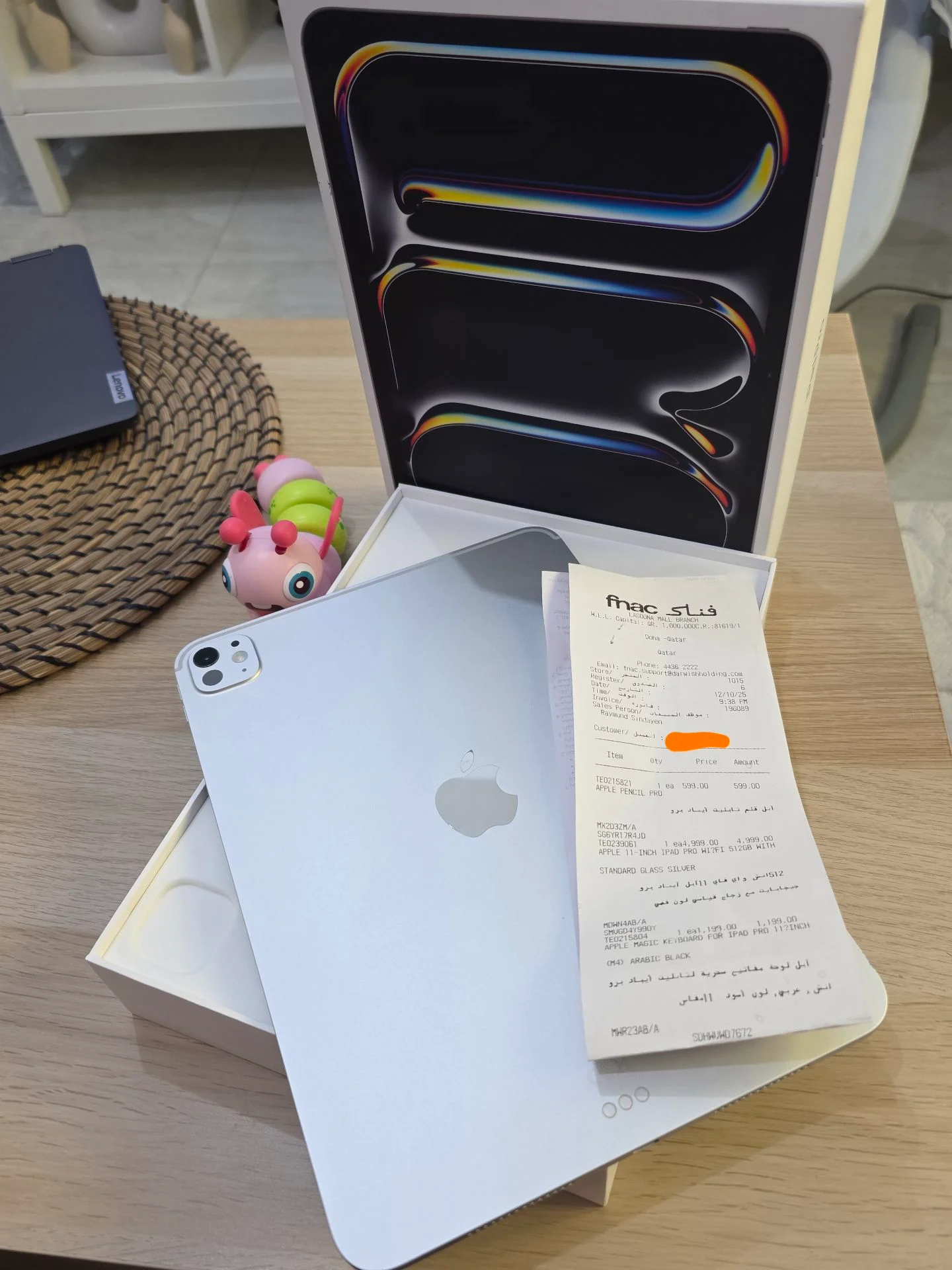 11" iPad Pro M5 512Gb wifi Silver/ 2 years warranty