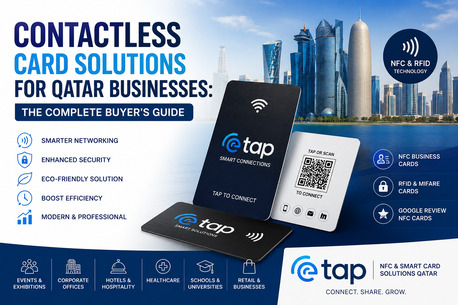 Custom NFC Business Cards & RFID Cards In Qatar | ETAP photo 1