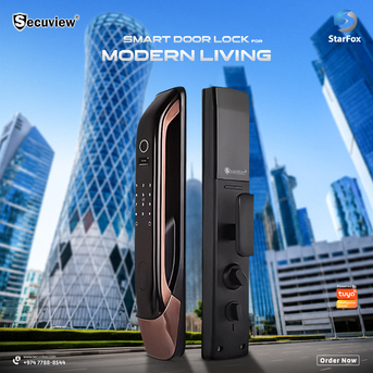 QAR 880,  Secuview Smart Technology Door Lock For Modern Living