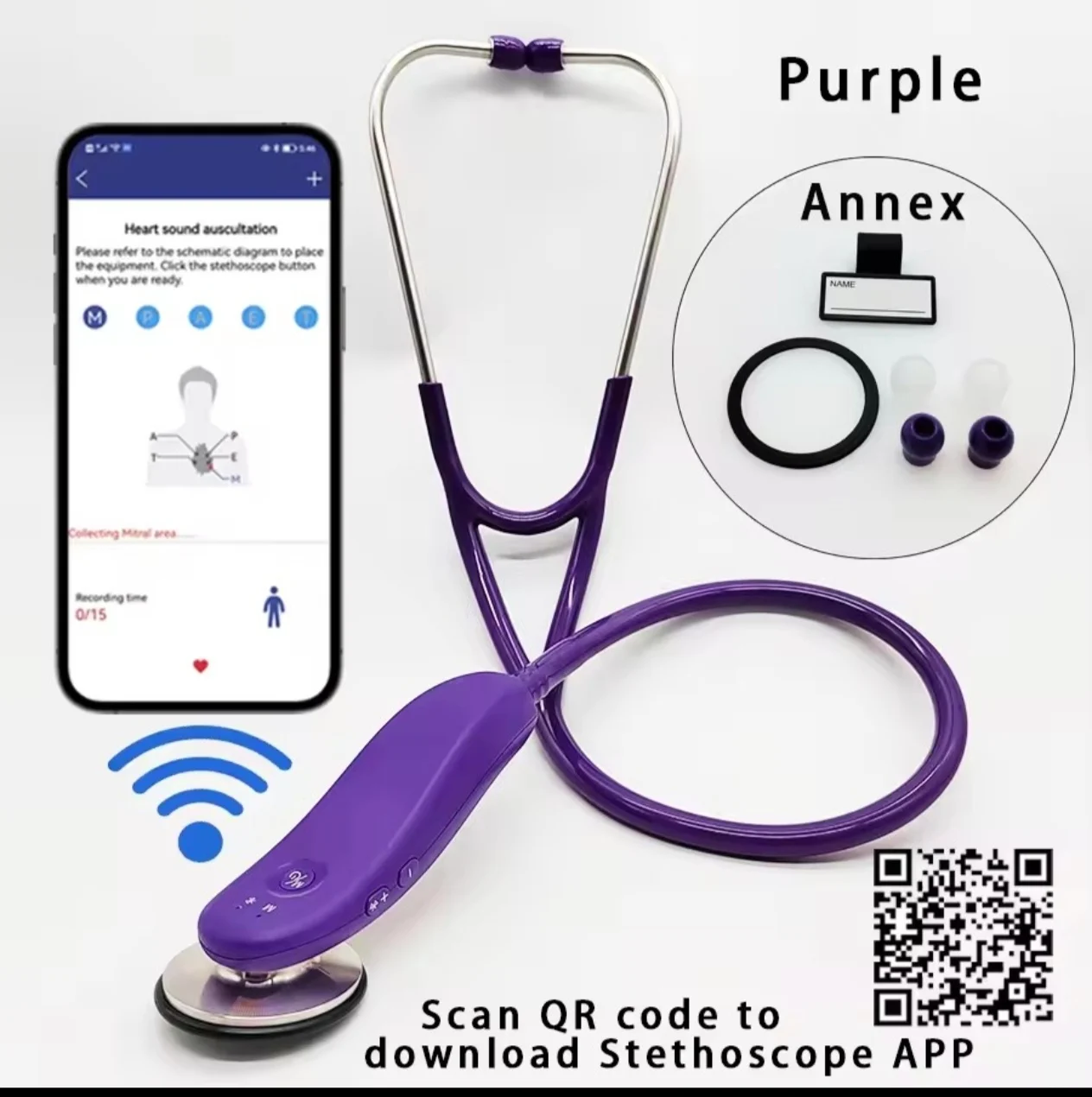 Electronic stethoscope photo 4