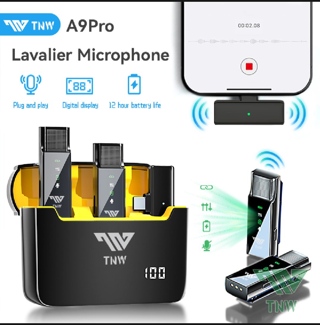 Wireless microphone with wireless charger photo 3