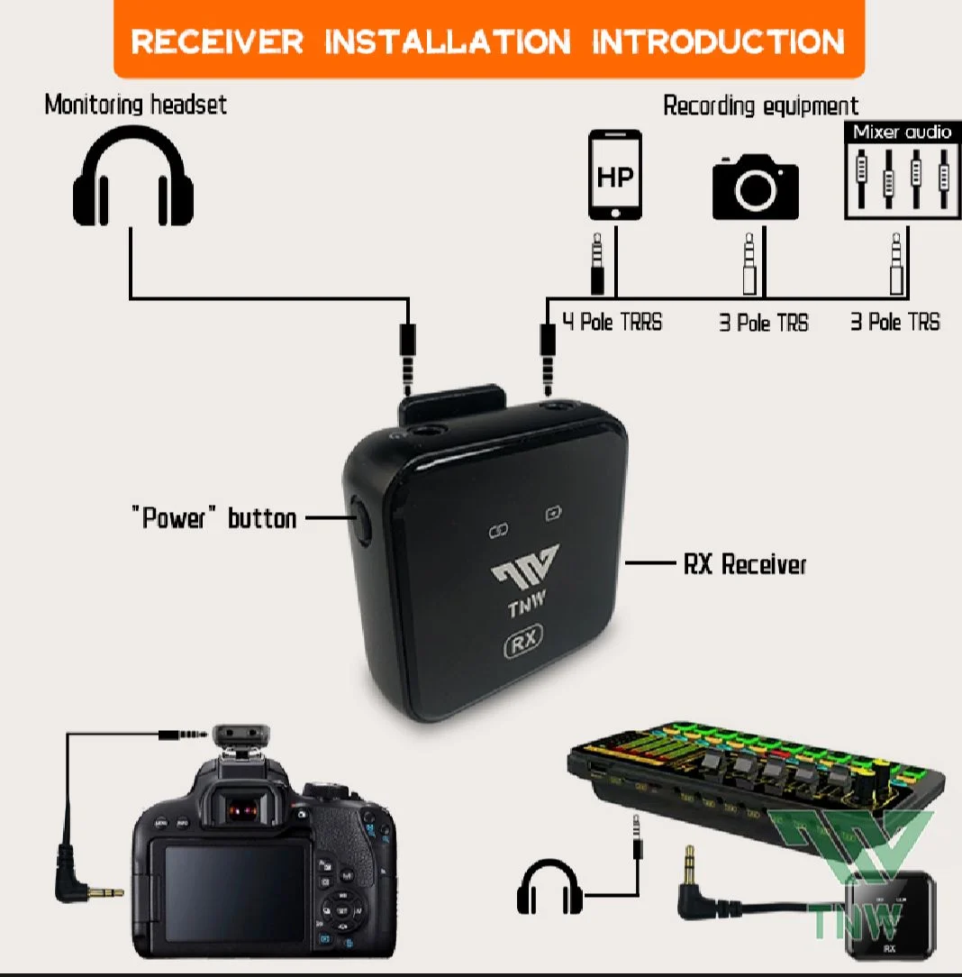 Wireless microphone for vlogging video recording photo 3