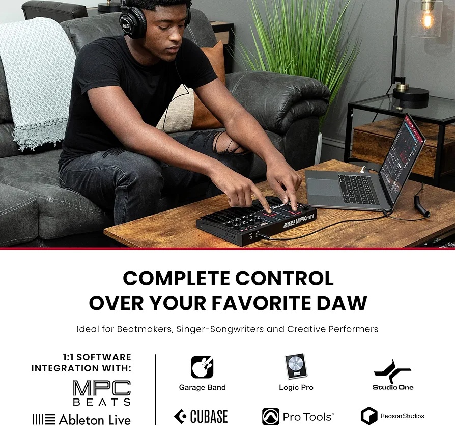 Akai Pro MPK Mini MK3 Black Special Edition MIDI Keyboard photo 3