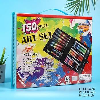 ? Spark Their Creativity: 150-Piece Deluxe Art Set! photo 1