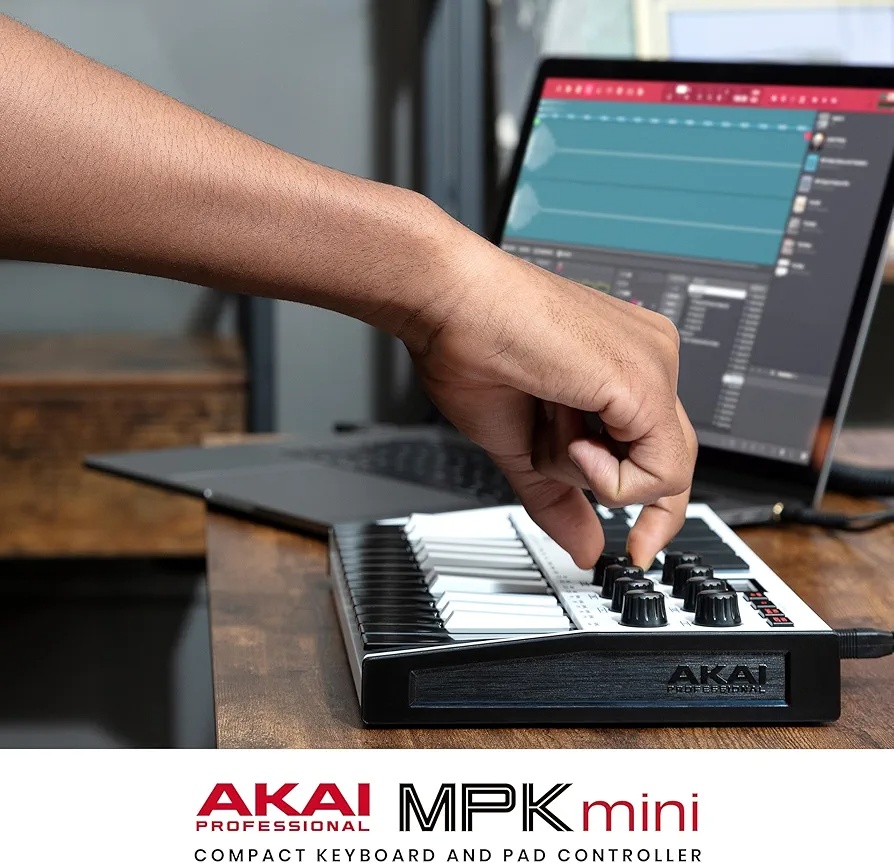 Akai Pro MPK Mini MK3 White Edition MIDI Keyboard photo 5