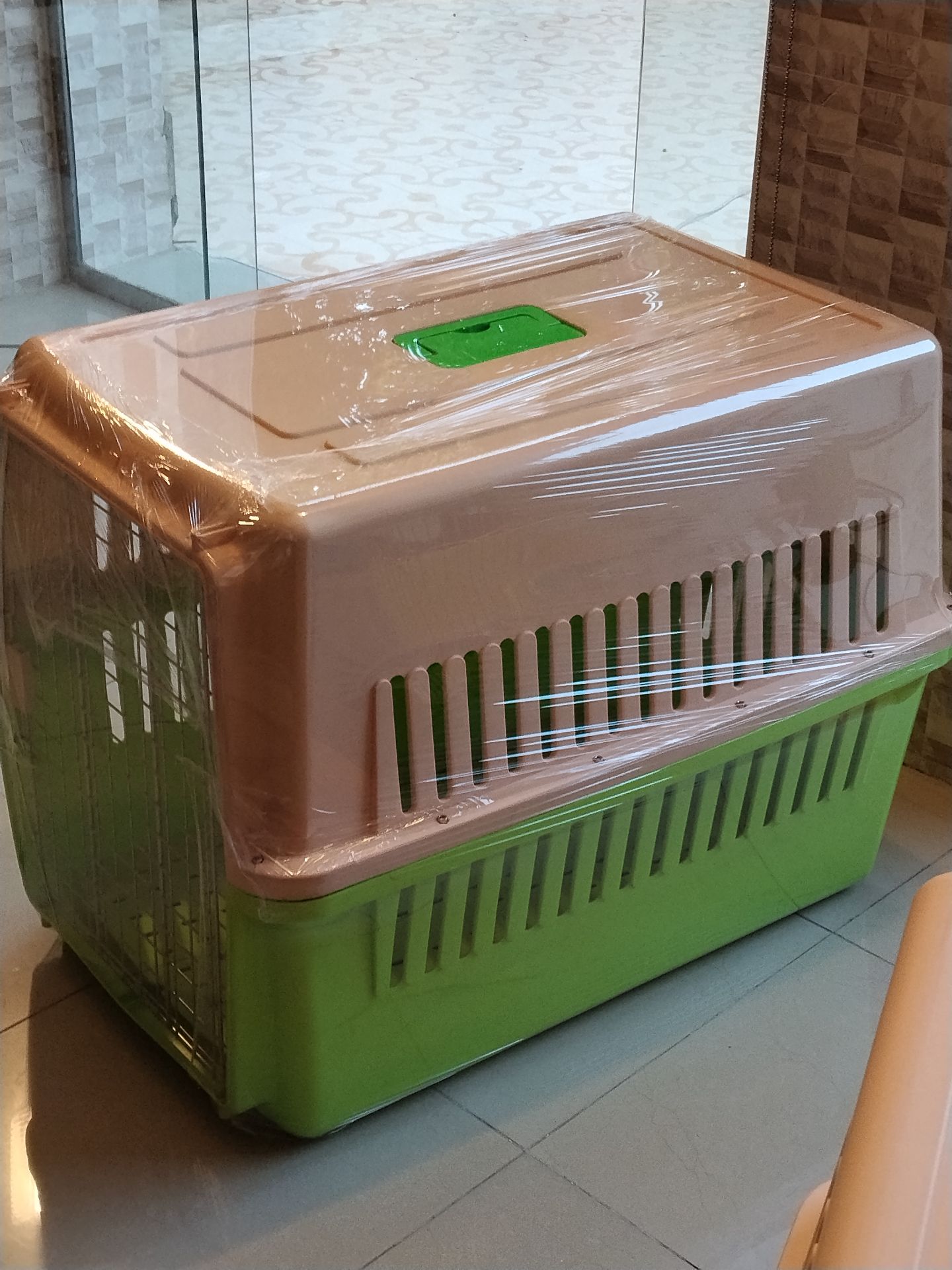 Pet travel carrier box large size photo 2