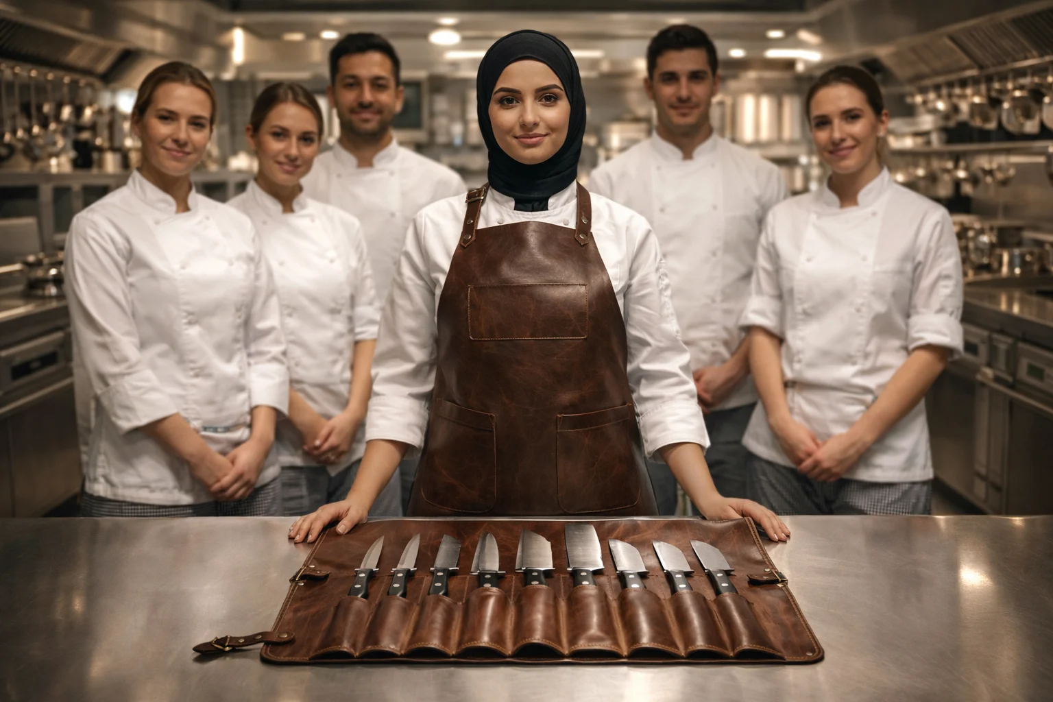 The Artisan Chef Signature Set - Hand Stitched Leather photo 3