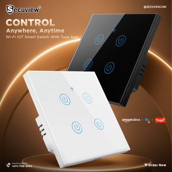 QAR 157,  Secuview Wi-Fi IOT Smart Switch With Tuya App photo 1