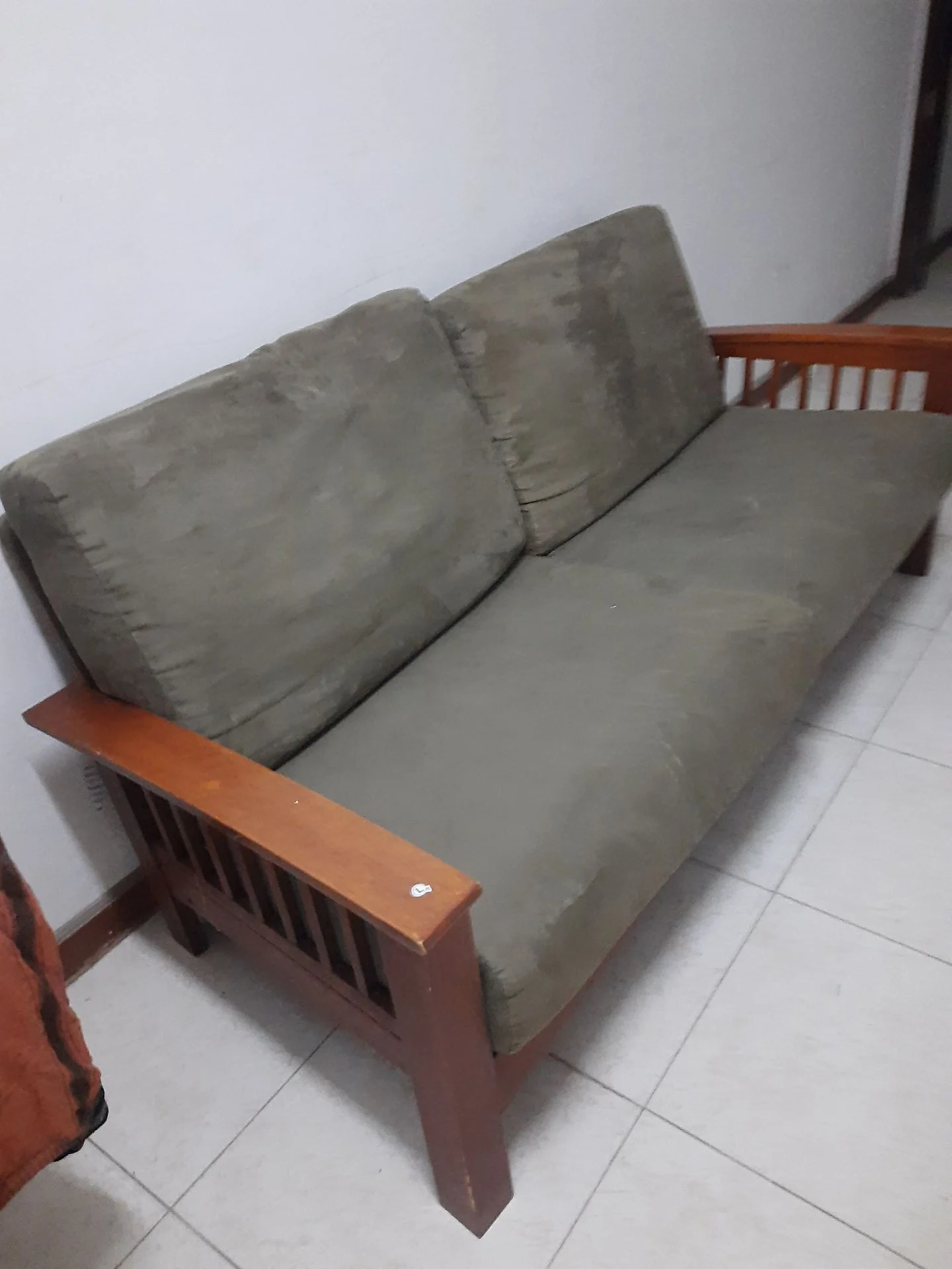 Sofa 3 seater wooden home center