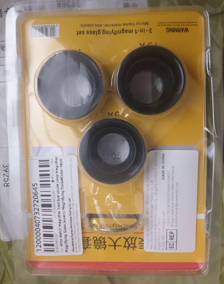 4Pcs Watch Magnifier Tool Eye Loupe Loop Magnifier Magnifying Glass Jewelry Magnifying Tools photo 3
