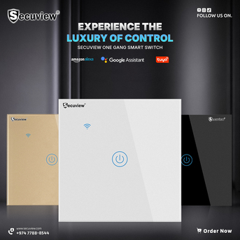 QAR 160,  Secuview Smart Switches For Smart Home. photo 1