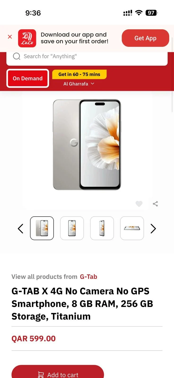 New g tab x mobile without camera photo 2