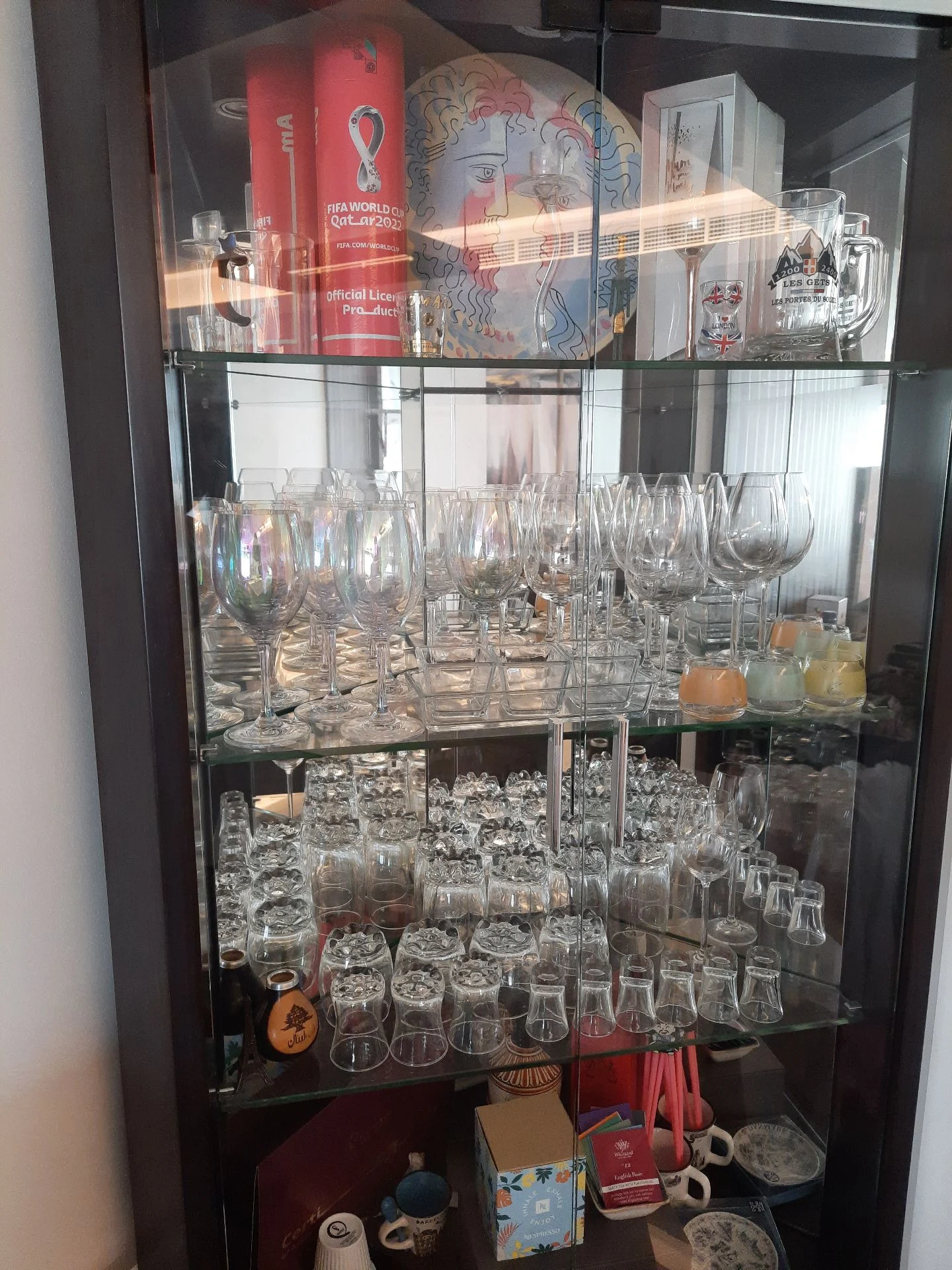 Premium Corner Glass Display Cabinet with Lighting photo 3