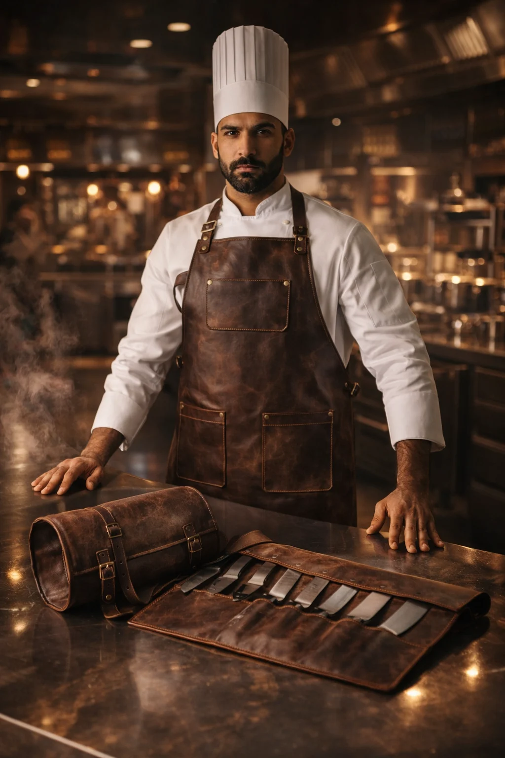The Artisan Chef Signature Set - Hand Stitched Leather photo 2