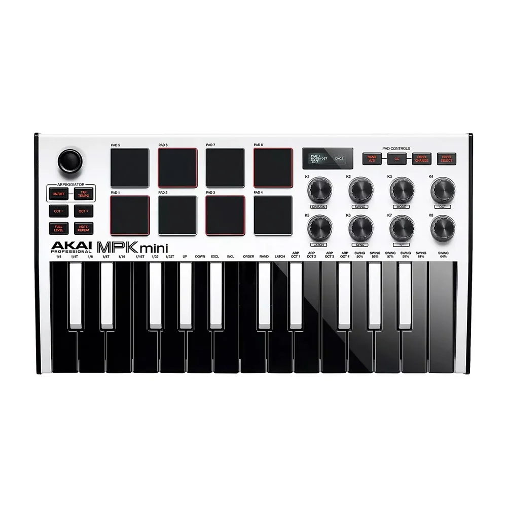 Akai Pro MPK Mini MK3 White Edition MIDI Keyboard photo 2