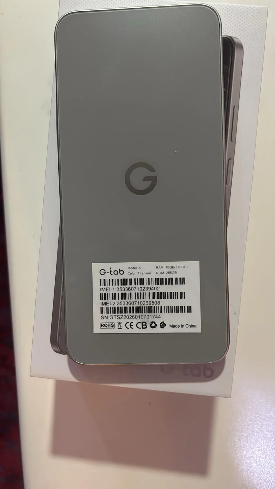 New g tab x mobile without camera photo 3