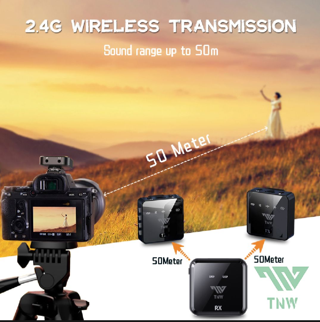Wireless microphone for vlogging video recording photo 5