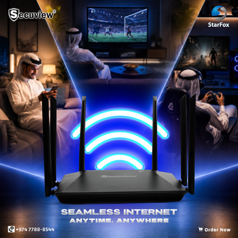 QAR 240,  Secuview 11ac 1200Mbps Wide-Range Wireless 4G LTE Router. photo 1