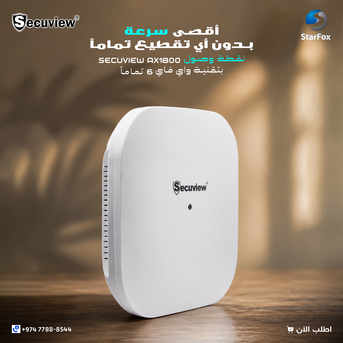 QAR 299,  Secuview AX1800 Wi-Fi 6 Access Point | Dual-Band Gigabit photo 2