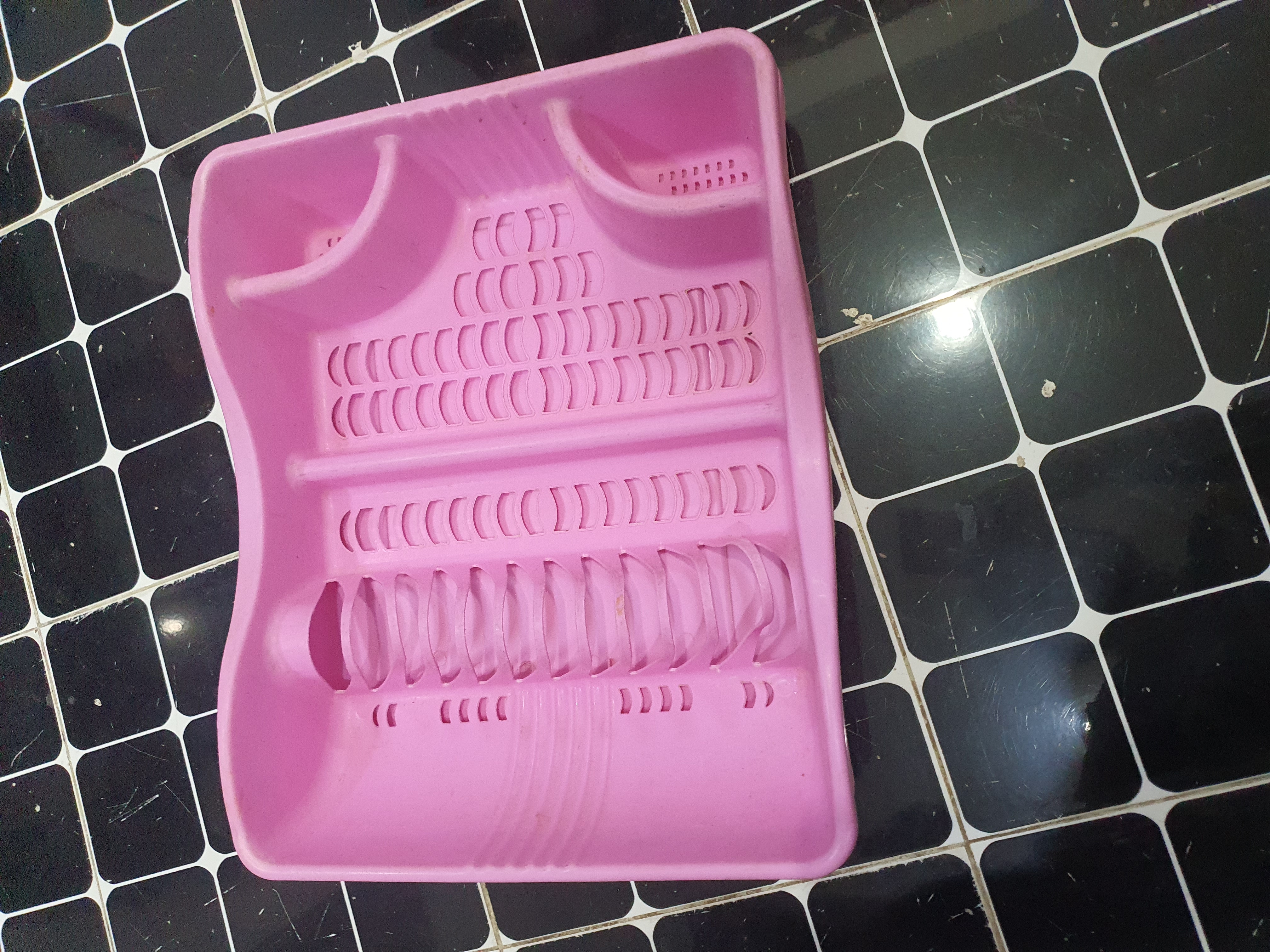 Plastic storage dish drainer photo 2
