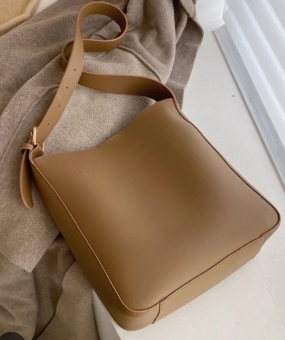 Brown leather photo 1