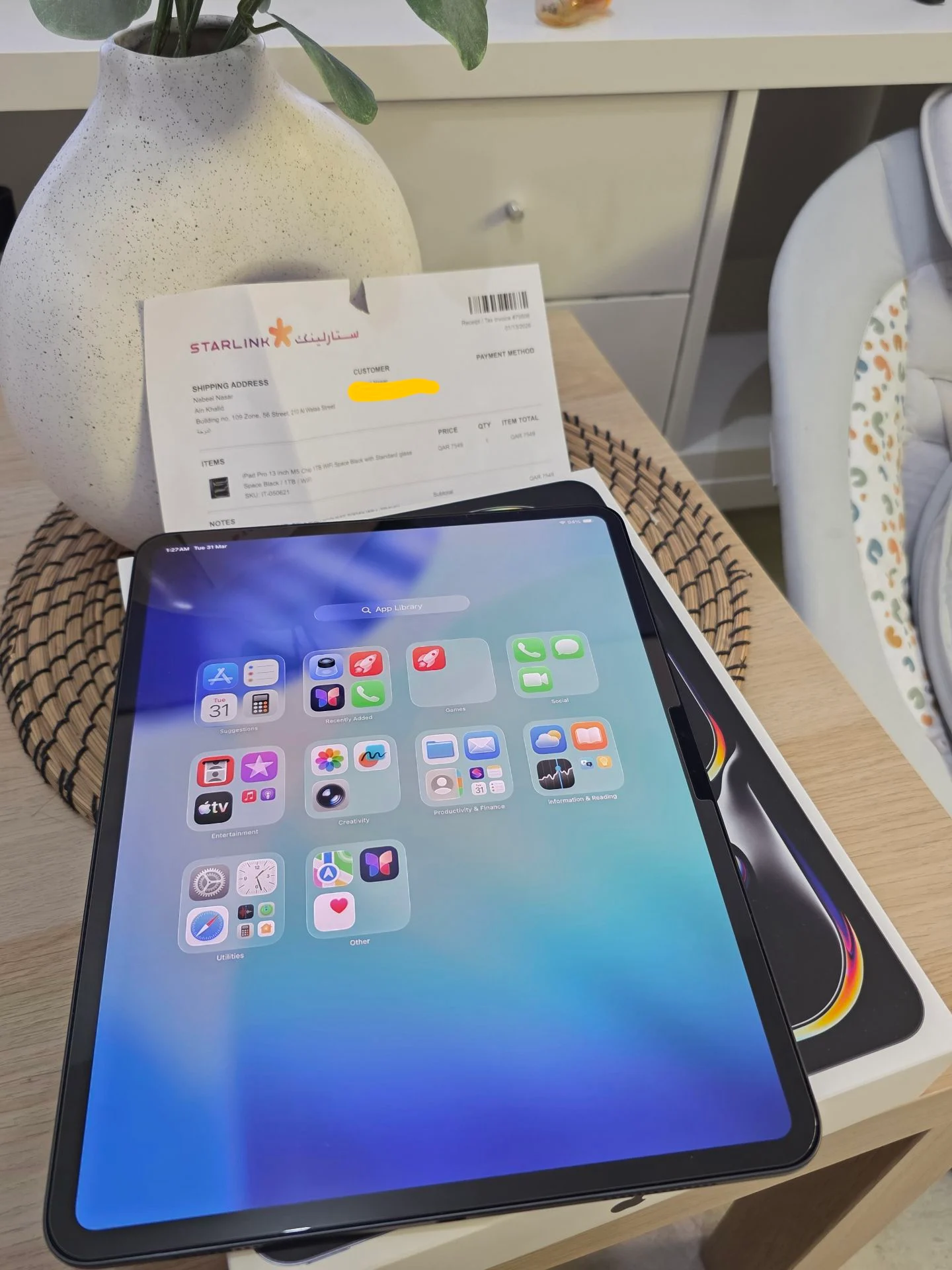 13" iPad Pro M5 16/1TB Wifi Black photo 2