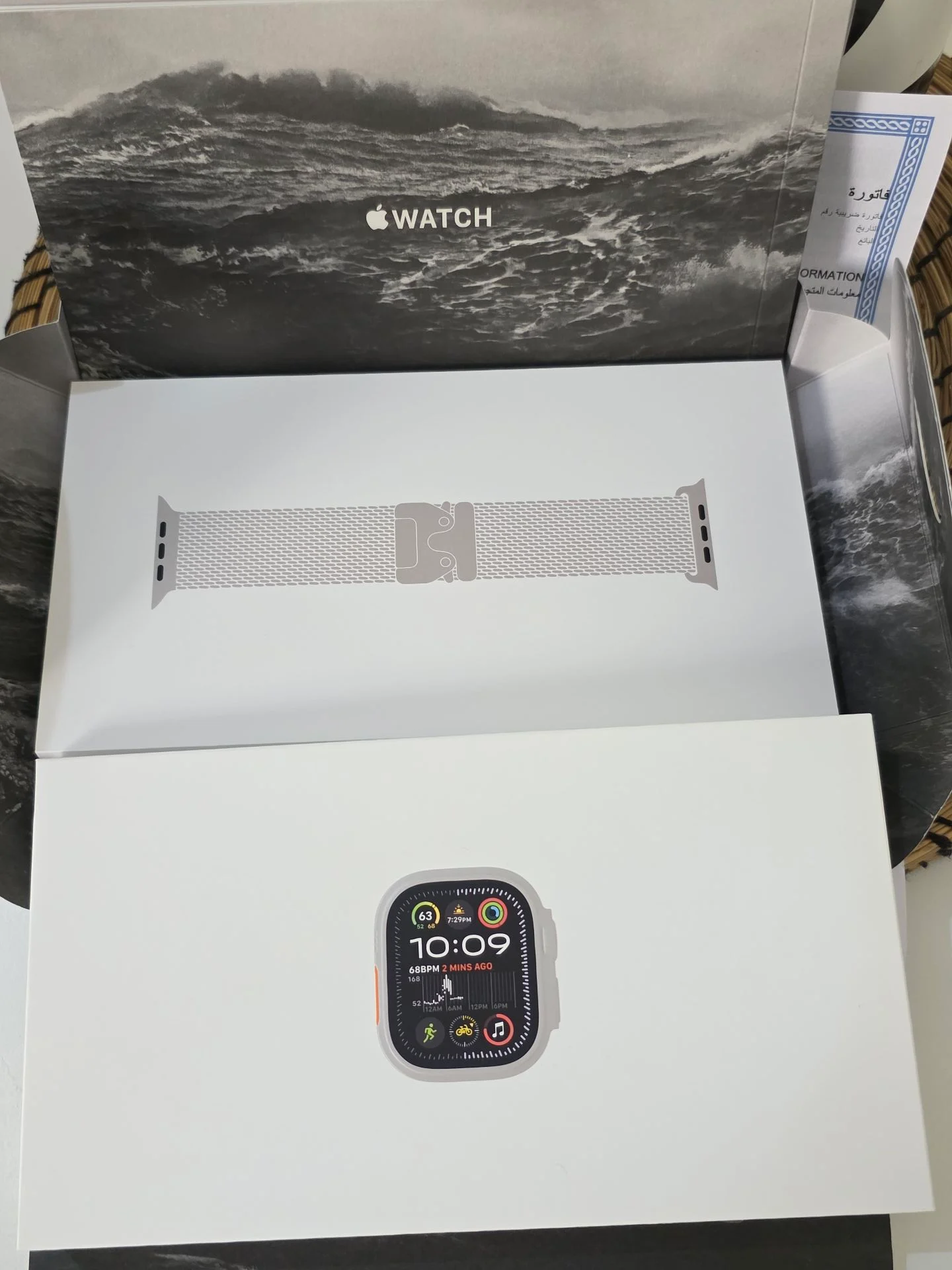Apple Watch Ultra 2 49mm Natural Titanium Melaneese Loop New photo 3