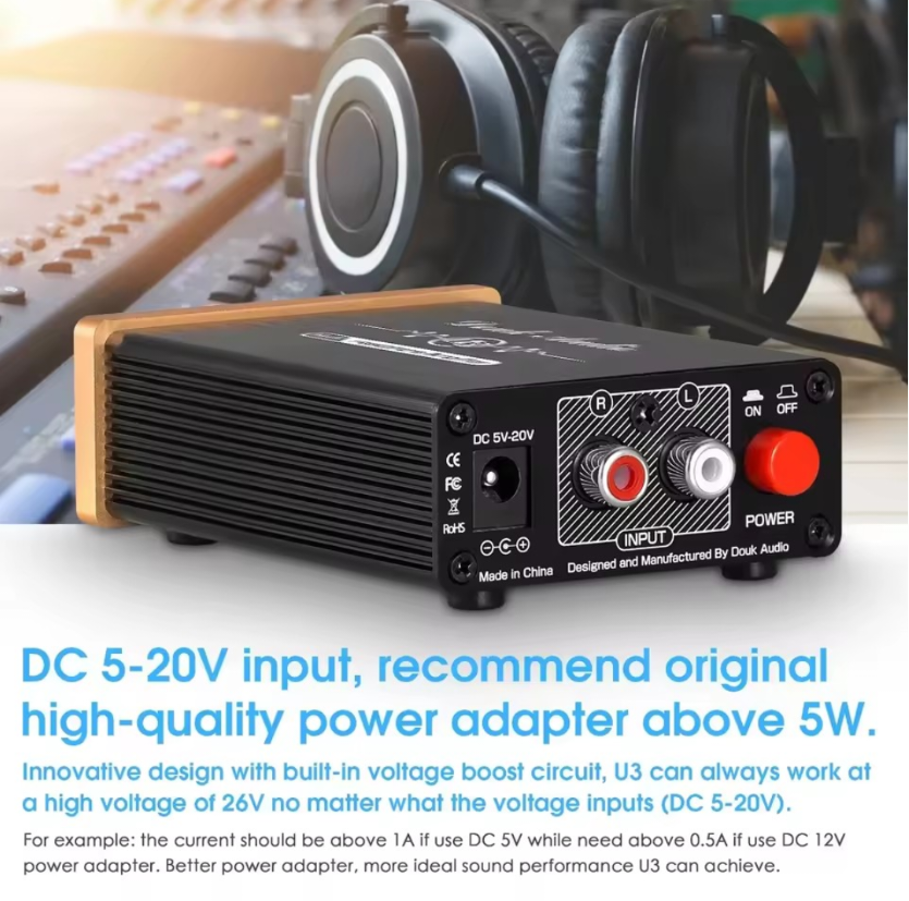 Douk Audio U3 Headphone Amplifier upto 600 ohm photo 4