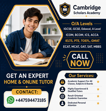 O/A Level Tutor photo 1