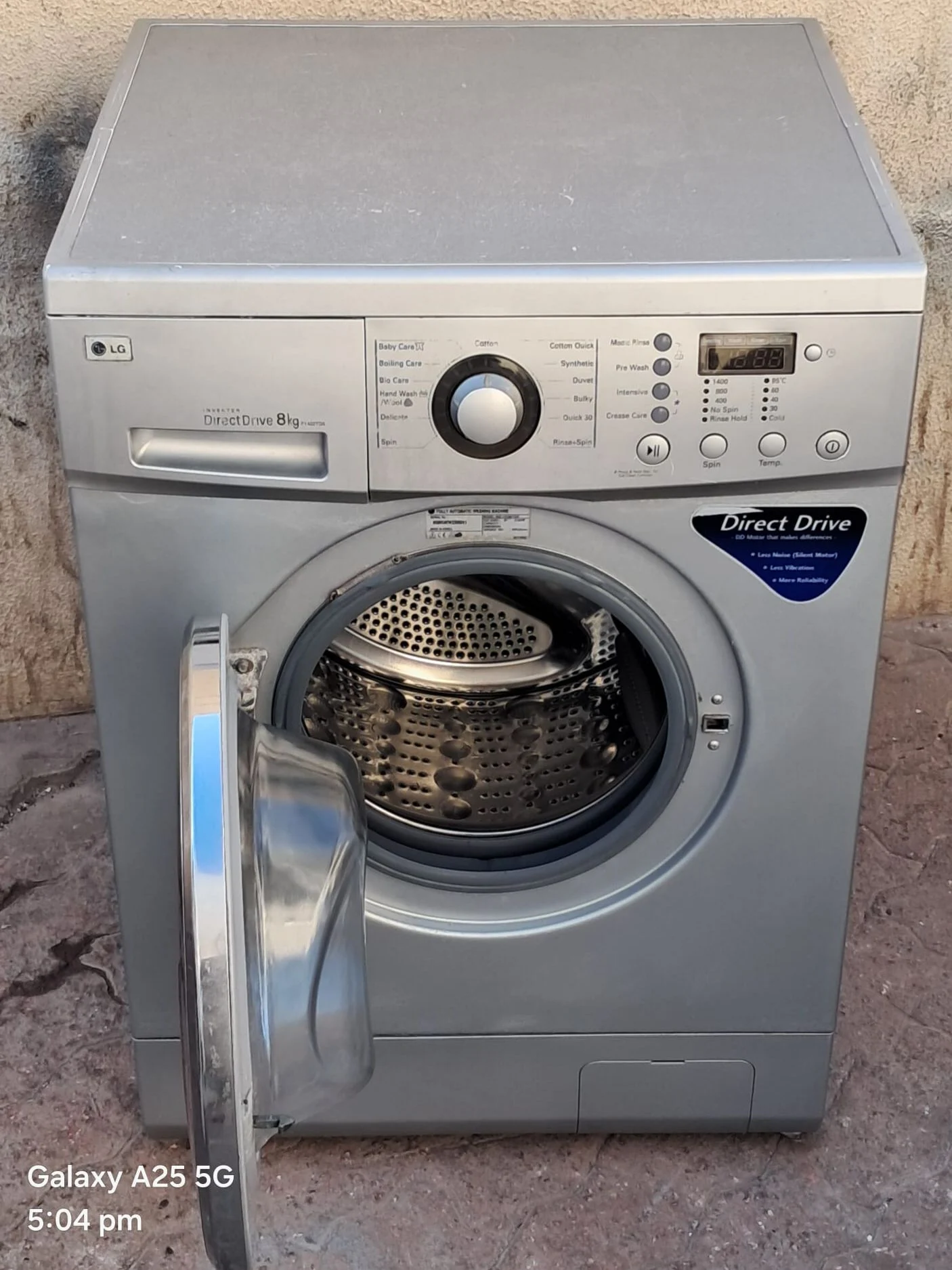 WASHING MACHINE FOR SALE LG 8.KG photo 3