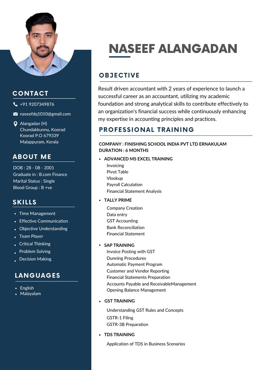 2 Years Experienced Accountant Looking For Fresher Job