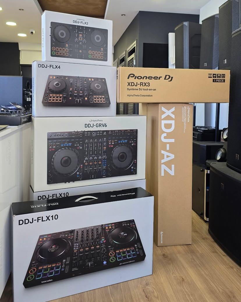 QAR 2000,  AlphaTheTa XDJ-AZ, Pioneer DJ DDJ-FLX10, Pioneer DJ CDJ-3000, AlphaTheta CDJ-3000X, Pionee