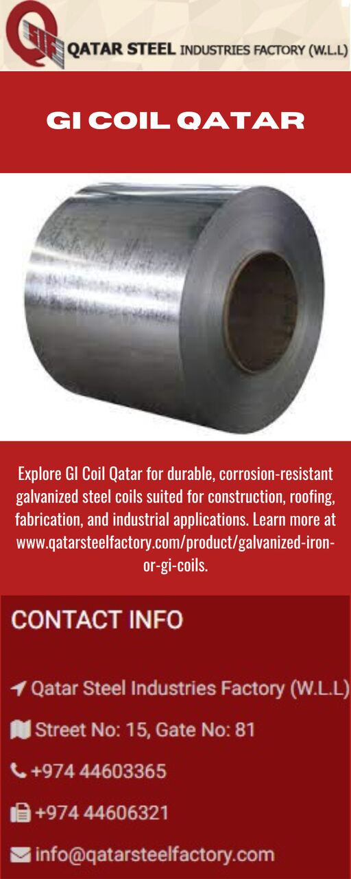 QAR 1000,  GI Coil Qatar - Www.qatarsteelfactory.com