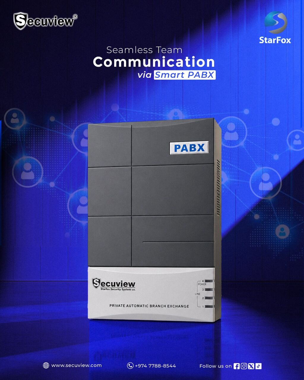 QAR 950,  Secuview 16-Channel PABX-Advanced Communication For Growing Businesses.