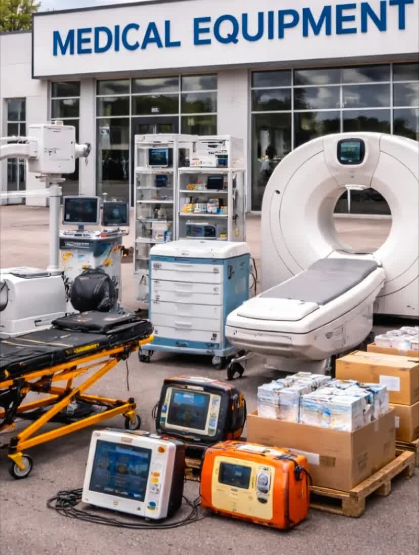 QAR 2000,  Medical Equipment, Gloves, ECG Devices, Surgical Equipment, Laboratory Equipment, Ultrasou